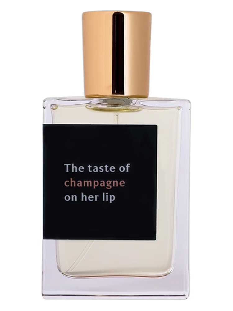 Proad The Taste Of Champagne On Her Lip