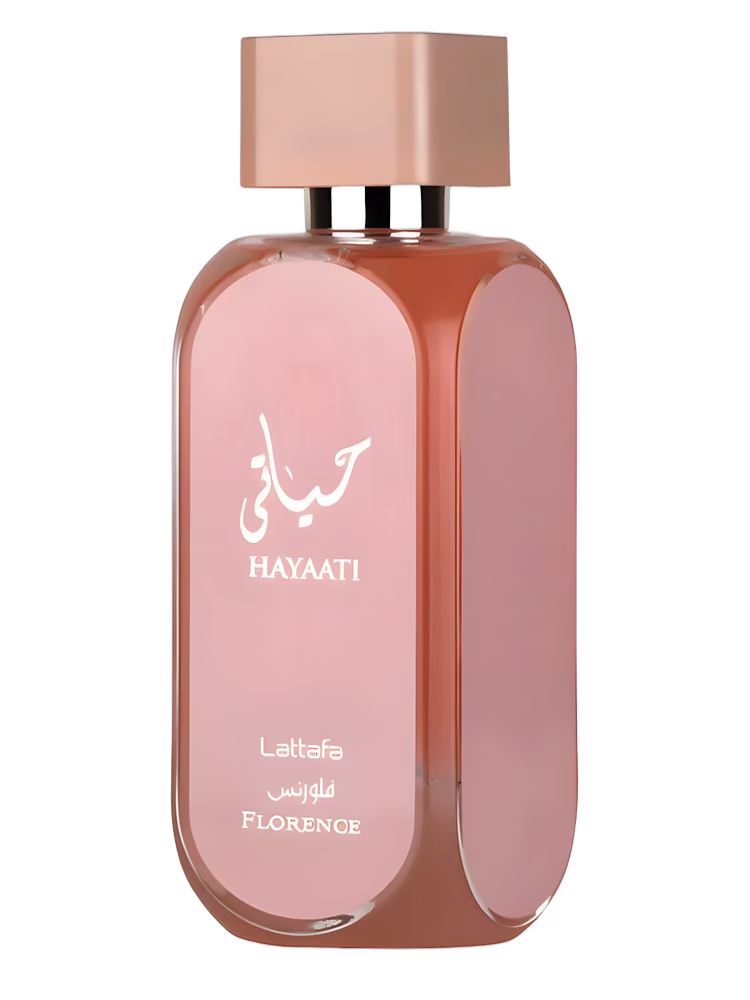 Lattafa Hayaati Florence perfume bottle - lattafa Premium Arabian Fragrance
