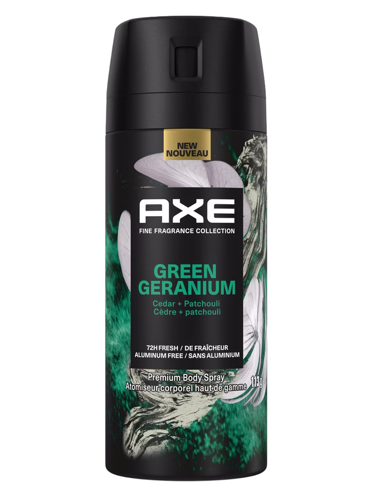 AXE Green Geranium