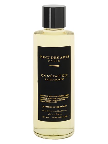 On s'Etait Dit Eau de Cologne Pont Des Arts