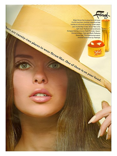 Brut Parfums Prestige Faberge Straw Hat
