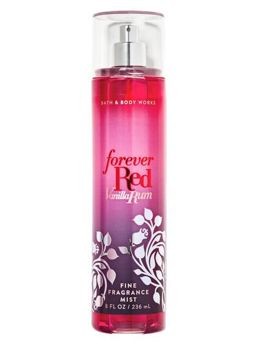 Bath & Body Works Forever Red Vanilla Rum bottle