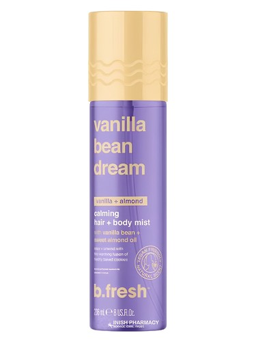 b.fresh vanilla bean dream calming hair + body mist