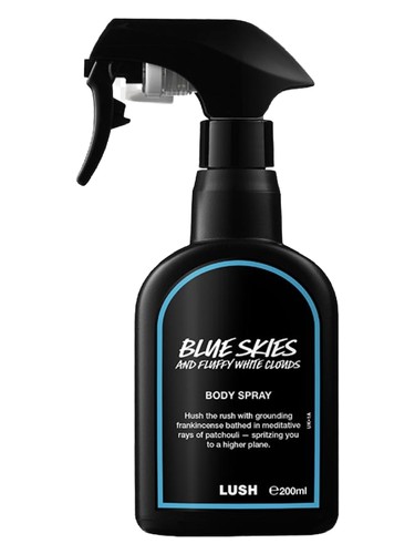 Lush Blue Skies And Fluffy White Clouds Body Spray