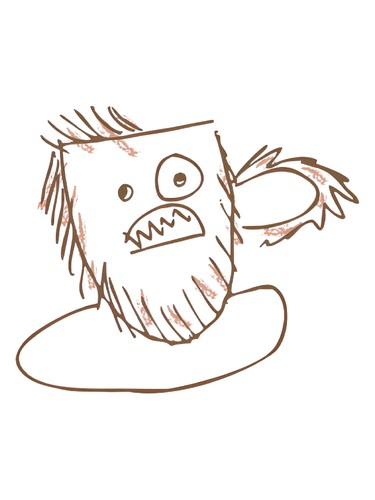 Smell Bent Fuzzy Teacup