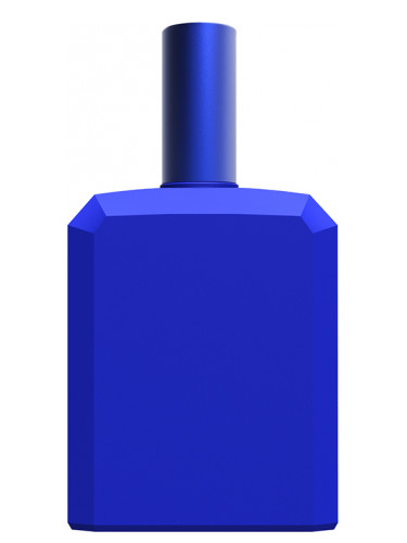 perfume dark blue bottle