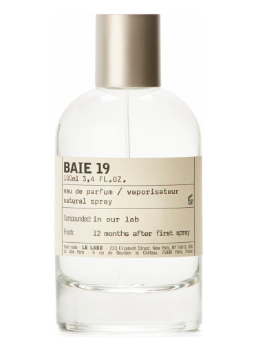 Baie 19 Le Labo perfume - a new fragrance for women and men 2019