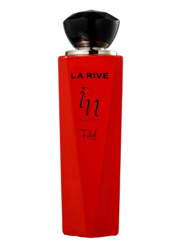 women's perfume in red bottle