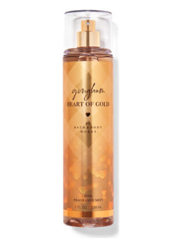 Gingham Heart of Gold Bath &amp; Body Works perfume - a