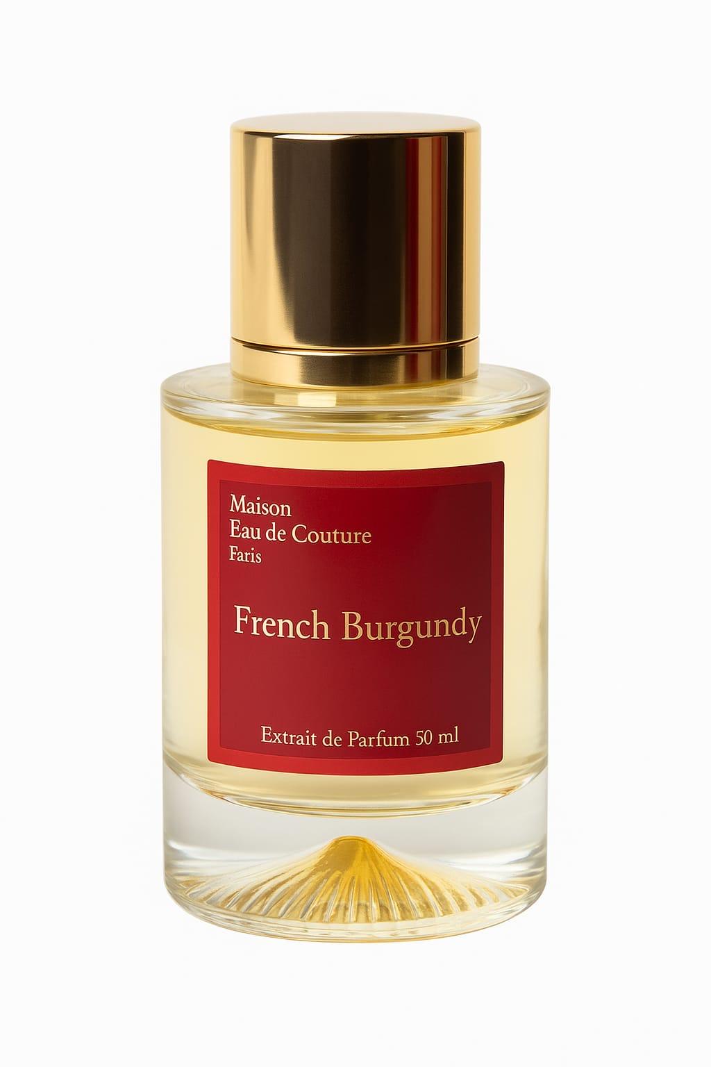 French Burgundy Maison Eau de Couture perfume a new fragrance
