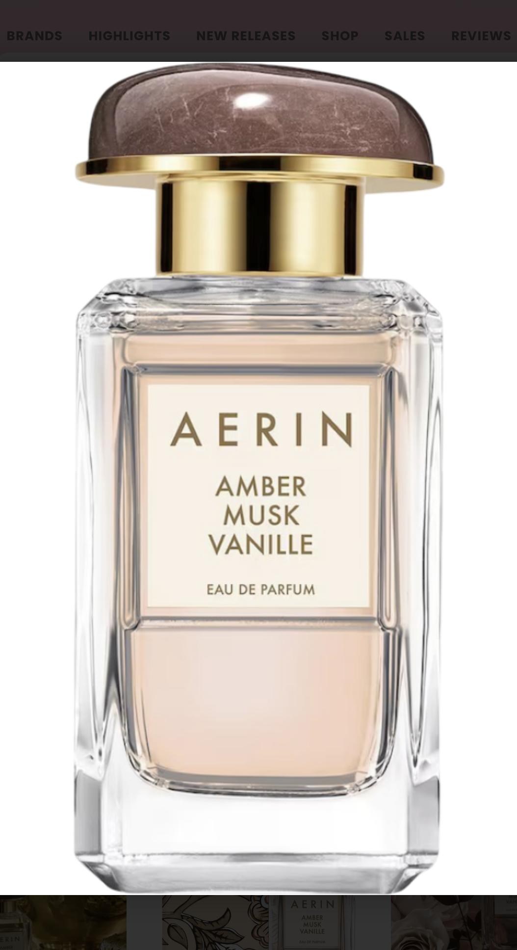 香水(ユニセックス) AERIN AMBER MUSK Eau de Parfum 50ml Amber Musk | AERIN