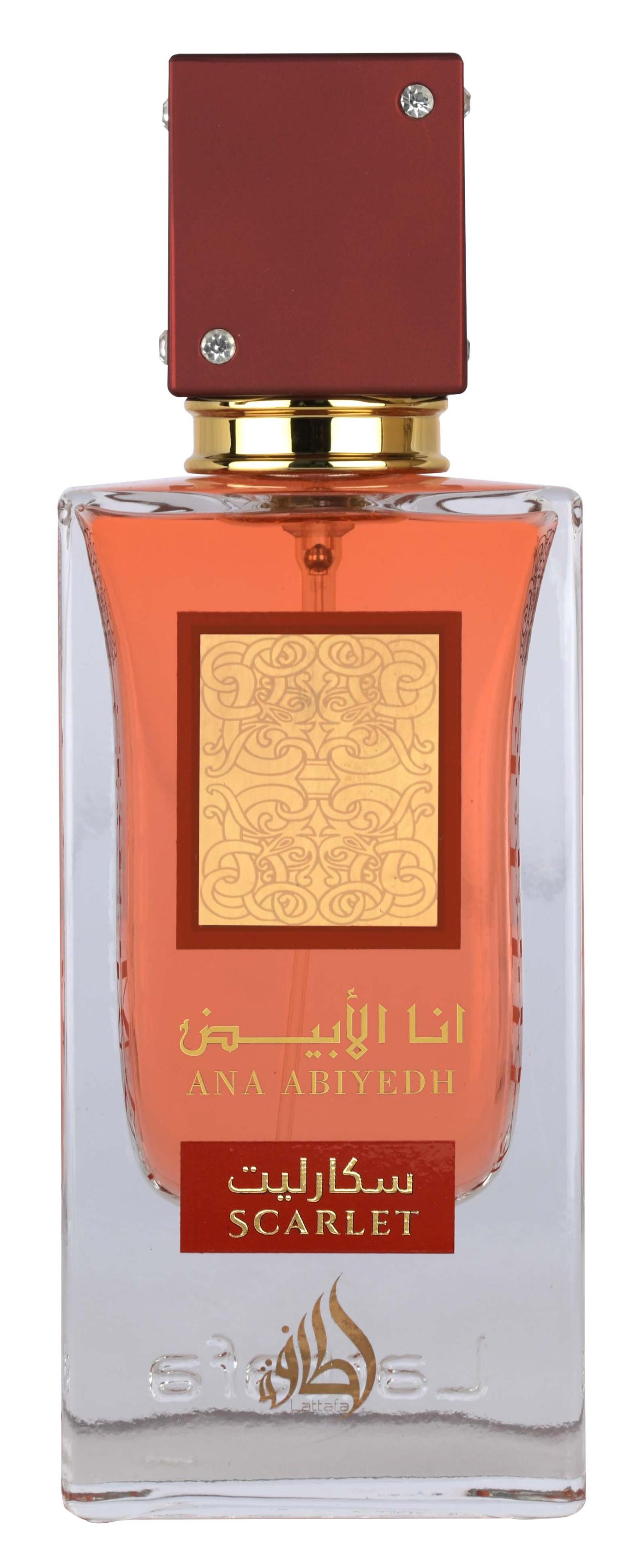 Lattafa Ana Abiyedh Scarlet 香水 Lattafa Ana Abiyedh Scarlet Unisex 60ML Edp Spray