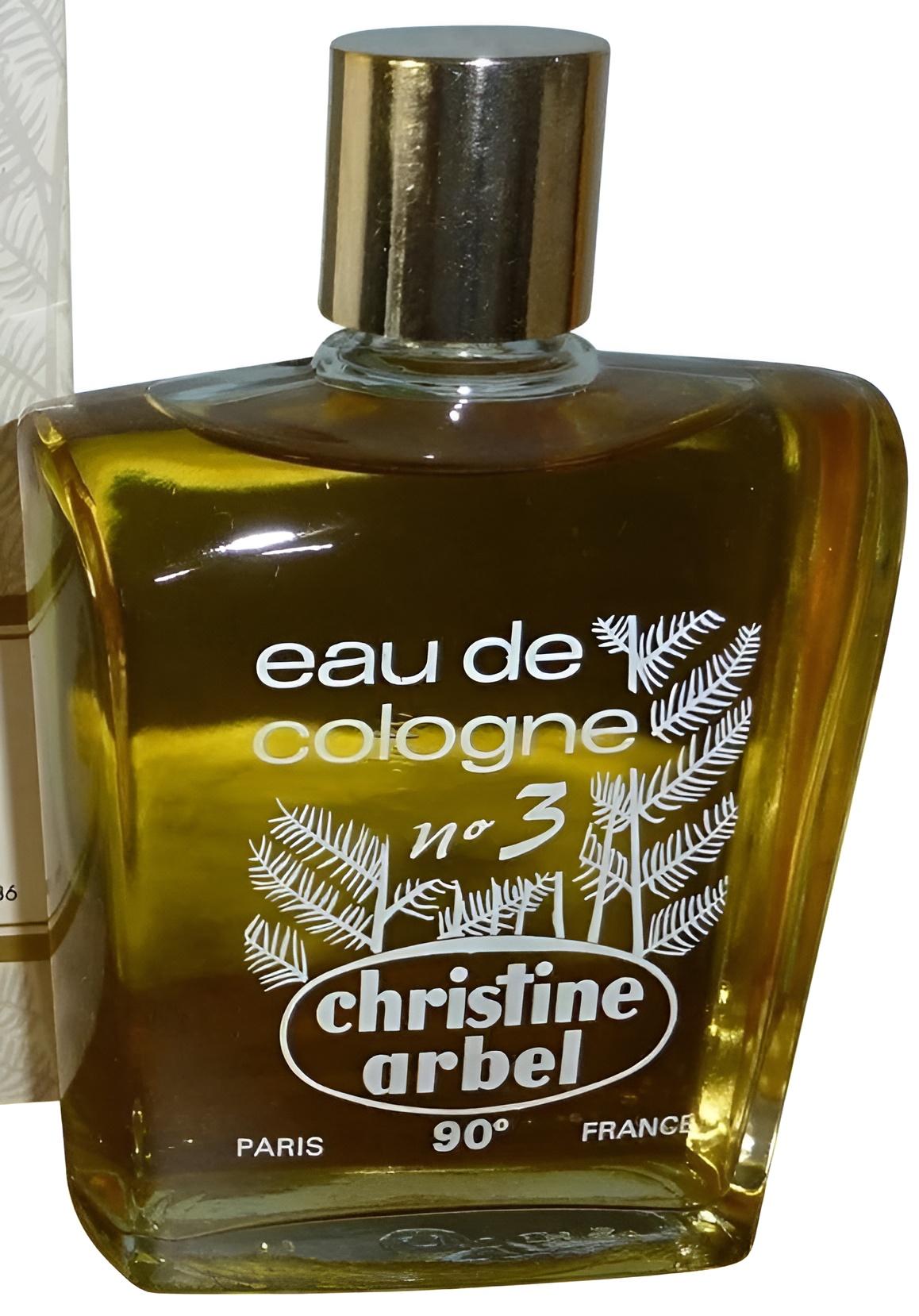 n° 3 Eau de Cologne Christine Arbel 香水 - 1975年の女性用 フレグランス