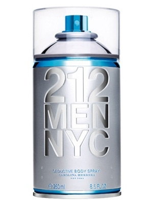 212 Men NYC Body Spray Carolina Herrera Colônia - a fragrância