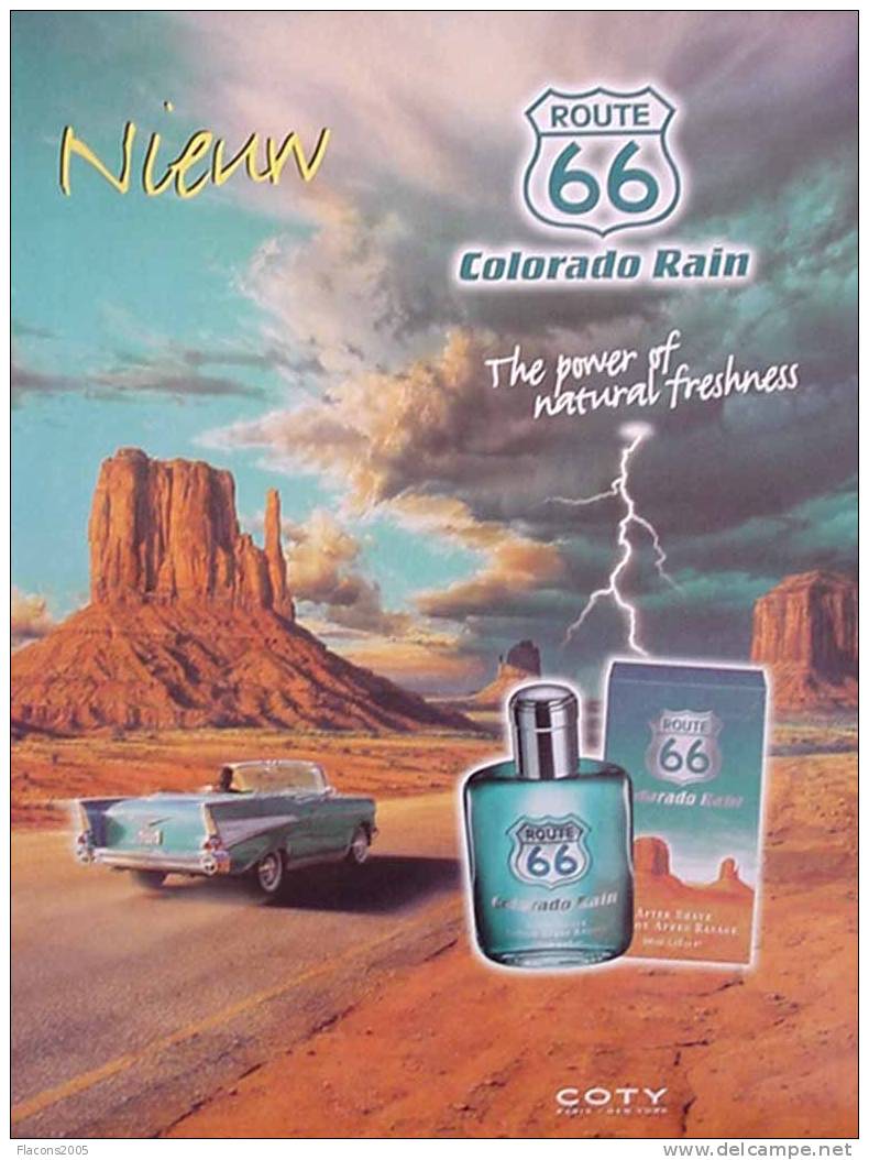 Route 66 Colorado Rain Coty cologne a fragrance for men