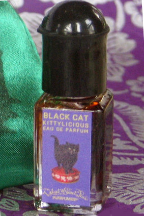 Black Cat Velvet & Sweet Pea's Purrfumery perfume a