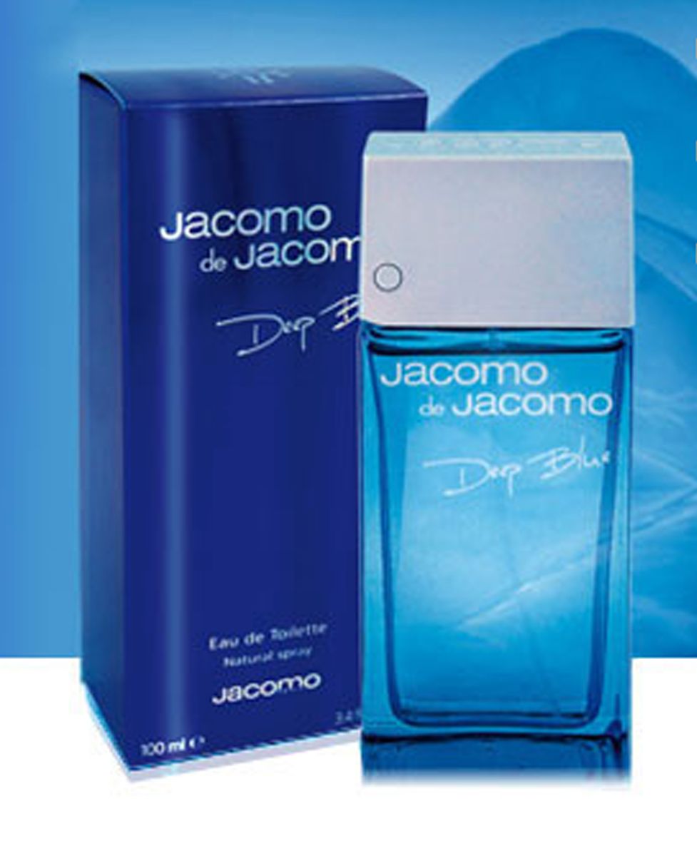 Amazon Jacomo De Jacomo Eau De Toilette 100ml Jacomo De Jacomo Deep Blue  Jacomo Cologne A Fragrance For Men 2008