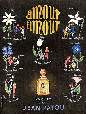 Amour Amour Jean Patou perfume a fragrance for women 1925