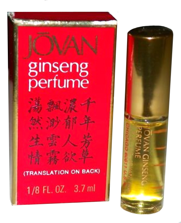 Ginseng Jovan perfume a fragrance for women 1975