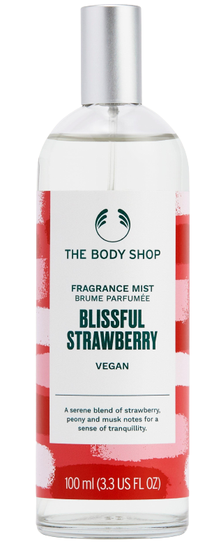 Body Spray Review The Body Shop Strawberry Body Mist Blissful