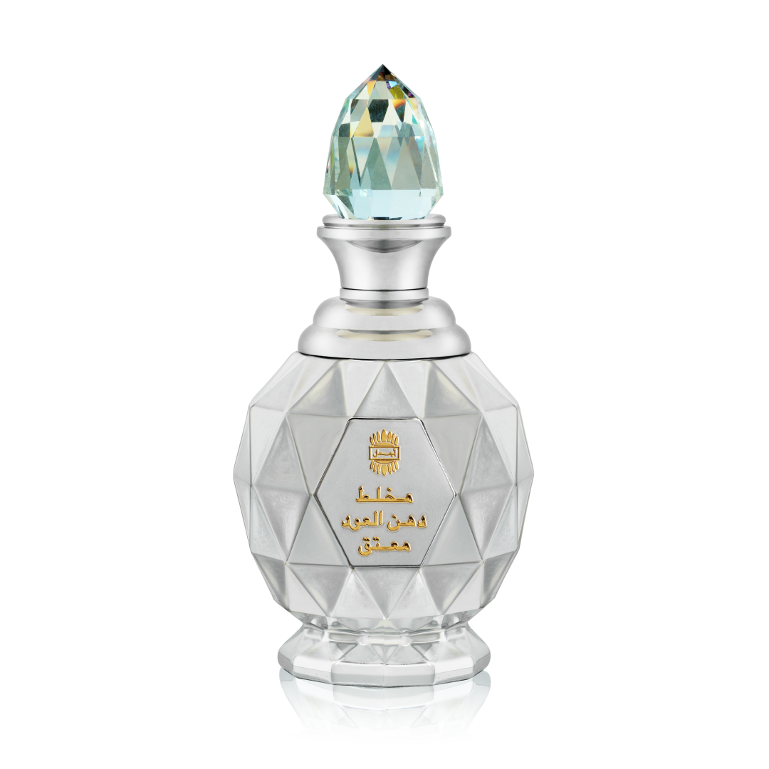 Mukhallat Dahn Al Oudh Al Muattaq Silver Jubilee Ajmal perfume - a