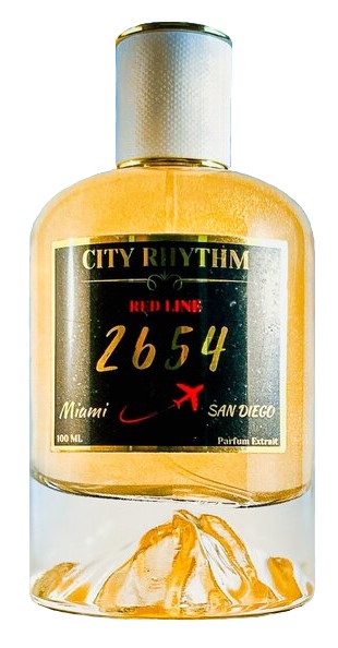 香水(ユニセックス) City Rhythm 2654 100ml Red Line 2654 City Rhythm perfume - a novo fragrância