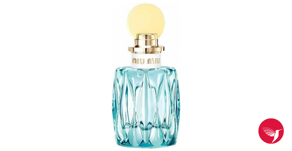  Miu Miu L'Eau Bleue Eau De Parfum en espray, azul, 1.7 fl oz/1.7 oz : Belleza y Cuidado Personal