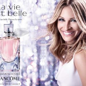 2012 Print ad Lancome Paris retro perfume Actress Julia Roberts photo  01/12/23