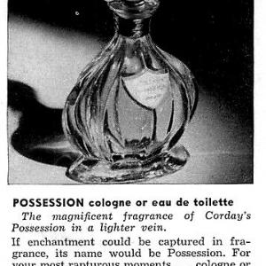 Possession Corday perfume - a fragrance for women 1937