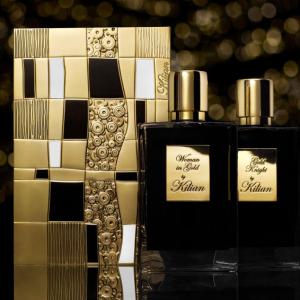 Woman in discount gold perfume kilian