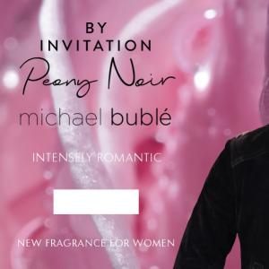 michael buble by invitation peony noir