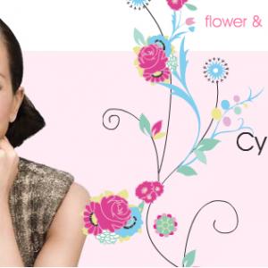 Rare New/Sealed Avon Cynthia Rowley Discontinued Fun Floral Umbrella W/ Cover 