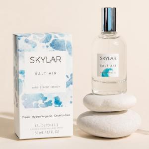  Skylar Salt Air Eau de Perfume - Hypoallergenic & Clean Perfume  for Women & Men, Vegan & Safe for Sensitive Skin - Fresh Perfume with Notes  of Driftwood, Sea Salt