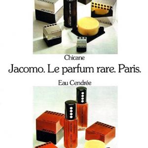 Eau Cendree Jacomo cologne - a fragrance for men 1970