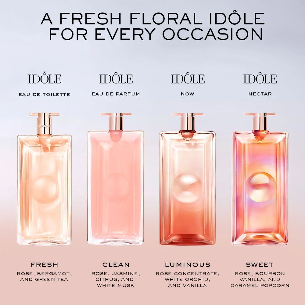 Idôle Eau de Toilette Lancôme perfume - a new fragrance for women 2024
