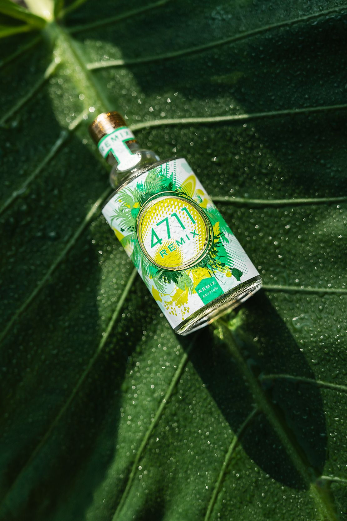 4711 Remix Green Oasis by Muelhens, 3.4oz Eau de Cologne Spray for Unisex