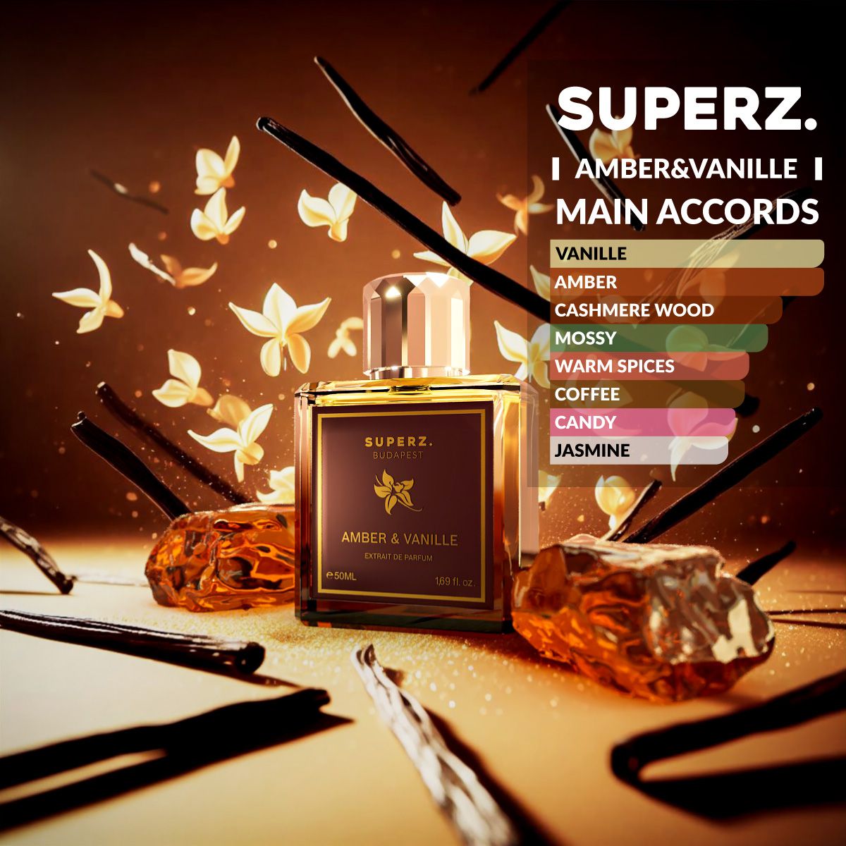 Amber &amp; Vanille Superz. parfum - un nouveau parfum pour homme et femme 2024