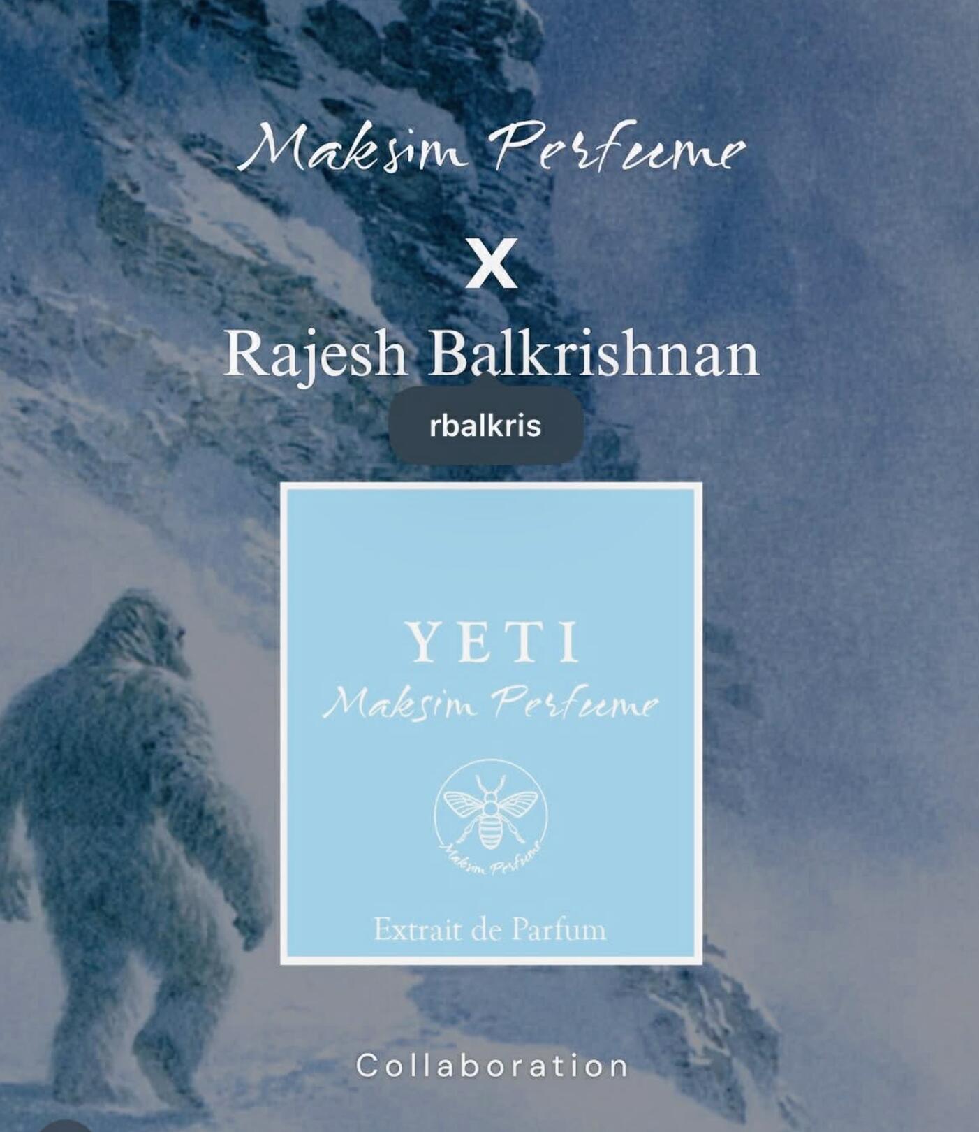 YETI: The New Fragrance by Maksim Perfume ~ Fragrance Reviews