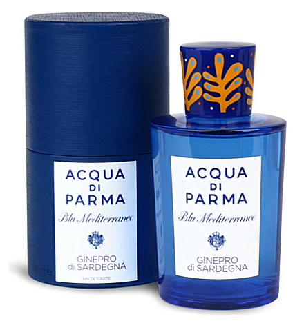 di parma acqua sardegna ginepro mediterraneo blu perfume pyramid