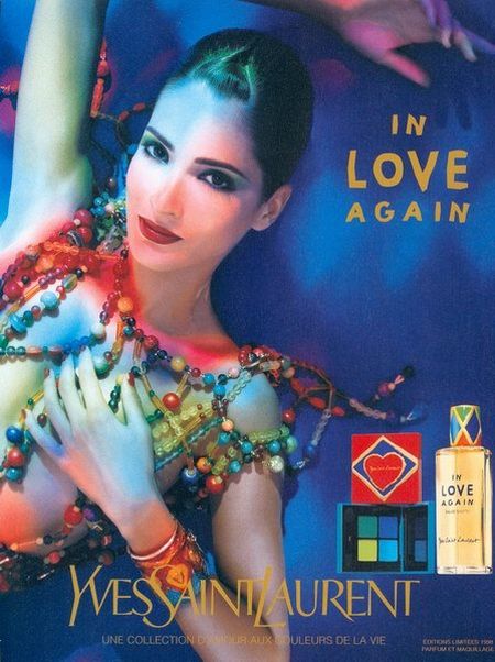 fragrance ad for In Love Again by YSL