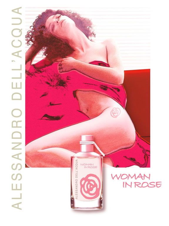 香水(女性用) PARFUM THE ROSE Woman In Rose Alessandro Dell' Acqua 香水- 一款2005