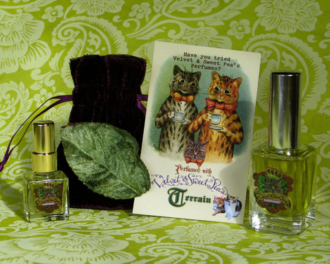 Terrain Velvet & Sweet Peaâ€™s Purrfumery perfume - a