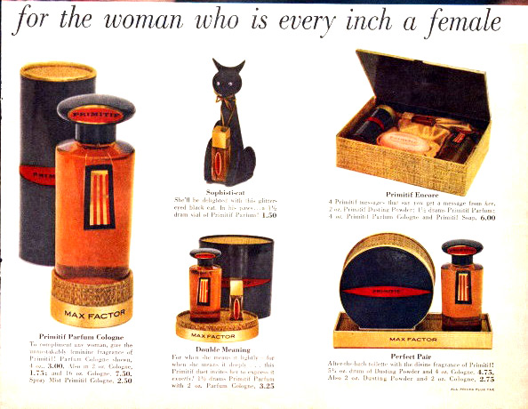Primitif Max Factor perfume - a fragrance for women 1956