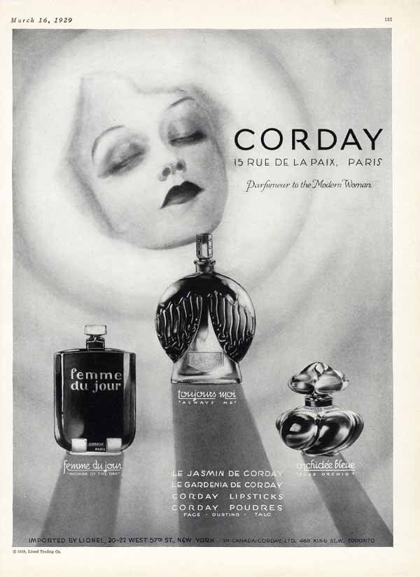Orchidée Bleue Corday perfume - a fragrance for women and men 1925