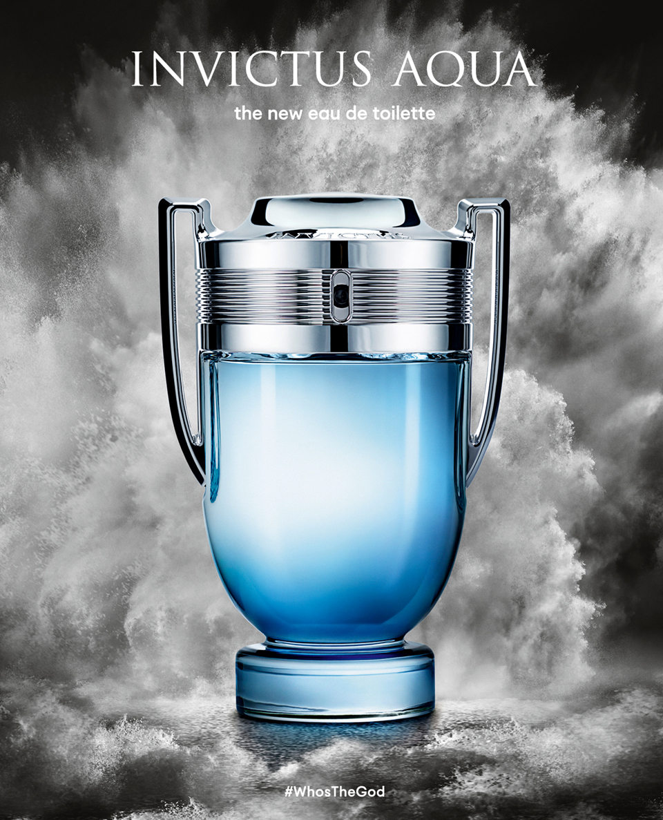 Invictus Aqua (2018) Paco Rabanne cologne a new fragrance for men 2018