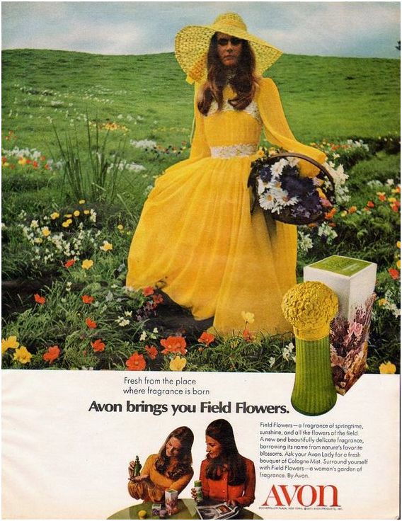 Field Flowers Avon perfume a fragrance for women 1971