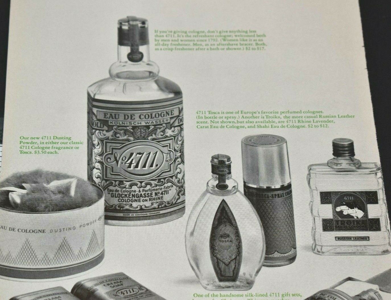 Troika Juchten 4711 perfume - a fragrance for women and men 1935