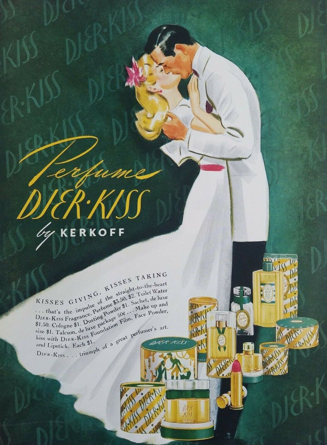 Djer Kiss Kerkoff perfume - a fragrance for women 1908