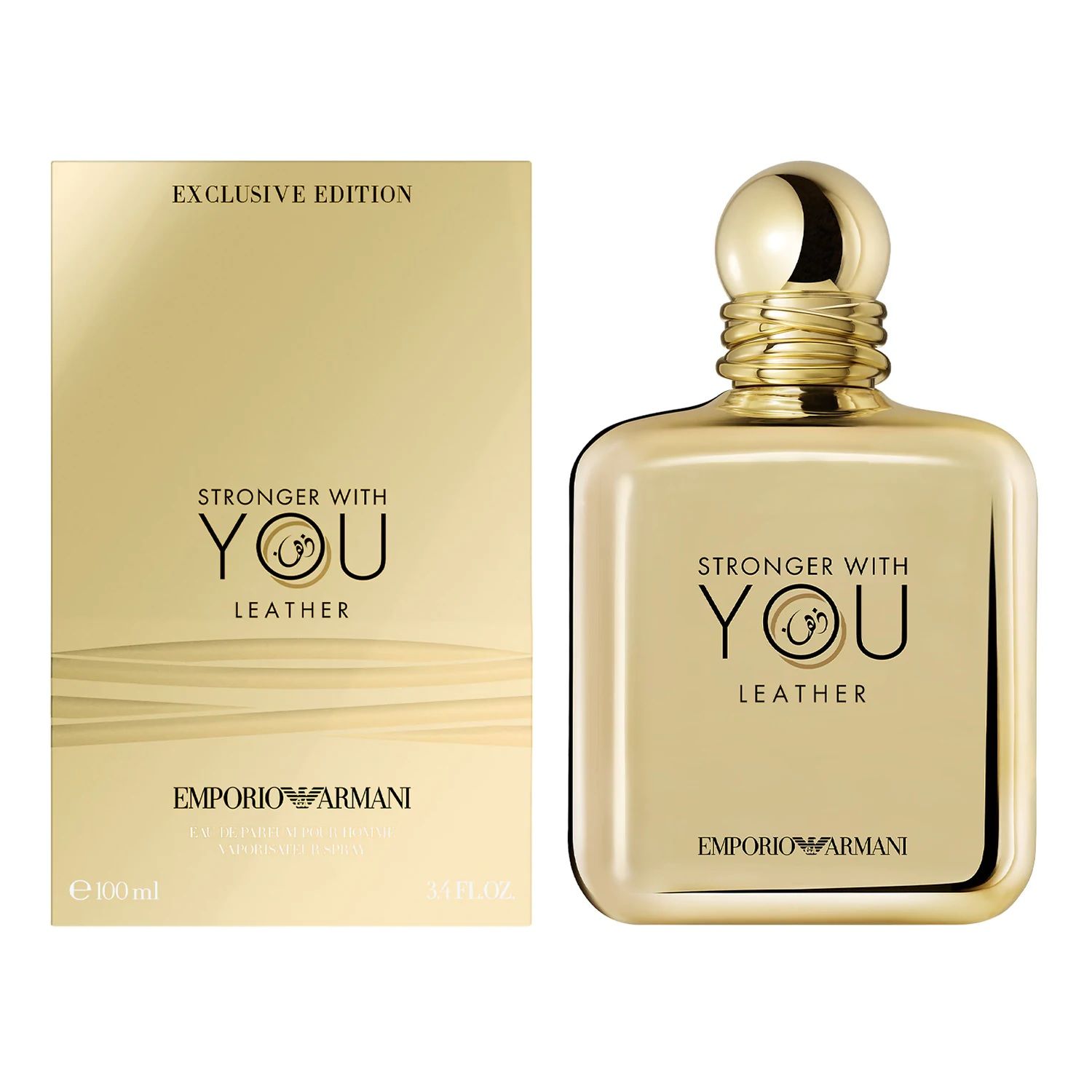 Emporio Armani Stronger With You Leather Giorgio Armani ماء كولونيا - a