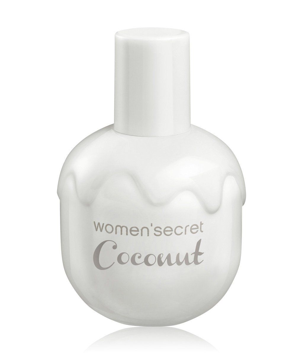 Духи с ароматом кокоса. Туалетная вода women'Secret Coconut. Women Secret Coconut Temptation. Women' Secret Candy Temptation туалетная вода 40мл. Духи women Secret Coconut 25 мл.